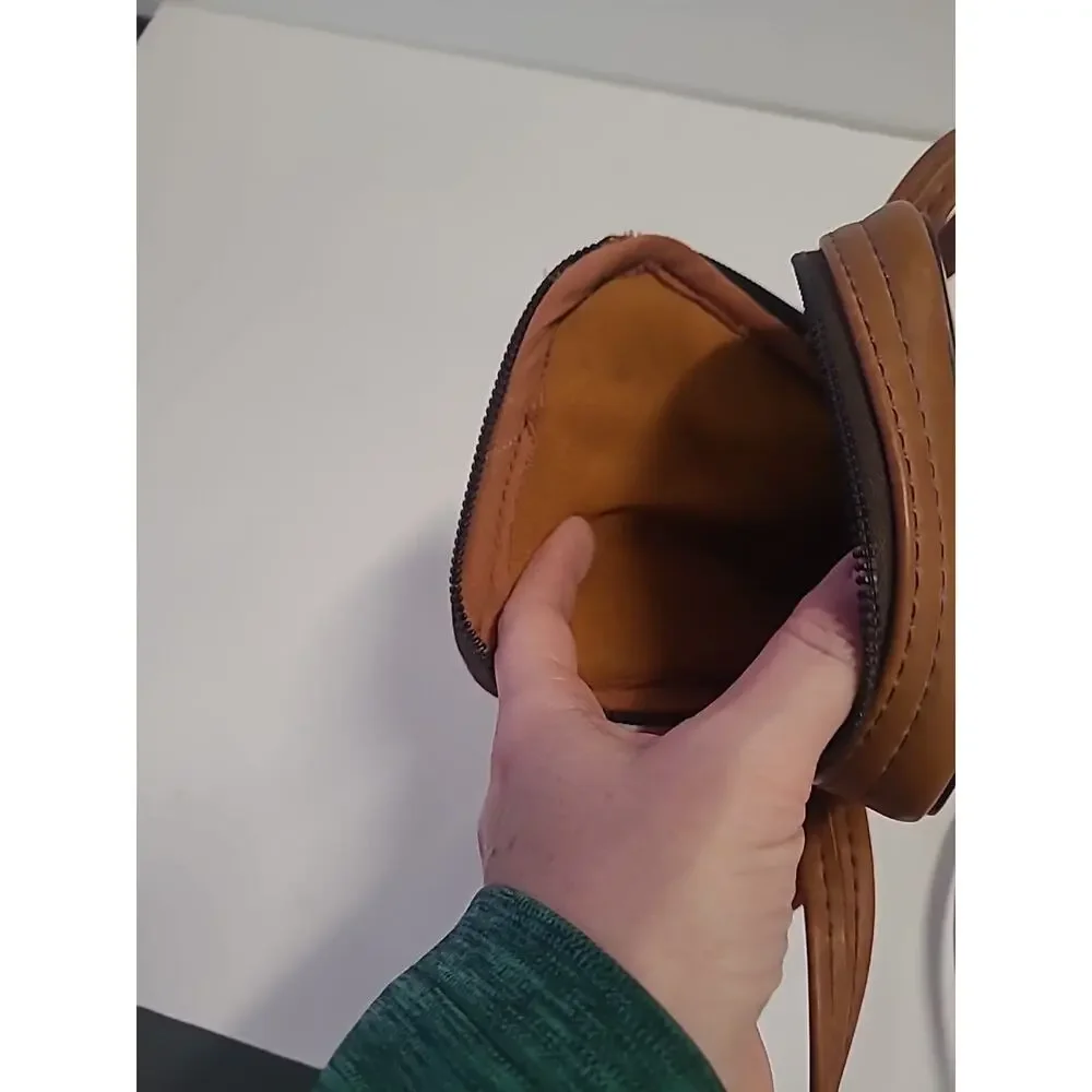 Kodak Ektra Vintage Crossbody Camera Shoulder Carry Bag Tote Leather Brown